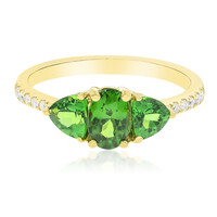 Anello in oro con Tsavorite AAA (CIRARI)