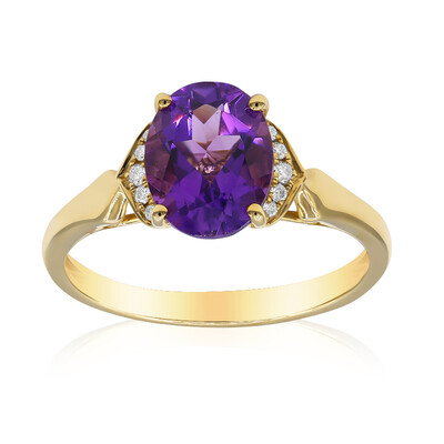 Anello in oro con Ametista