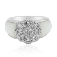 Anello in argento con Madreperla