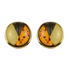 Orecchini in argento con Ambra Baltica