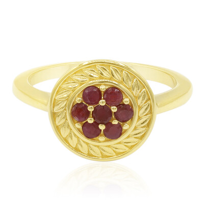 Anello in argento con Rubino