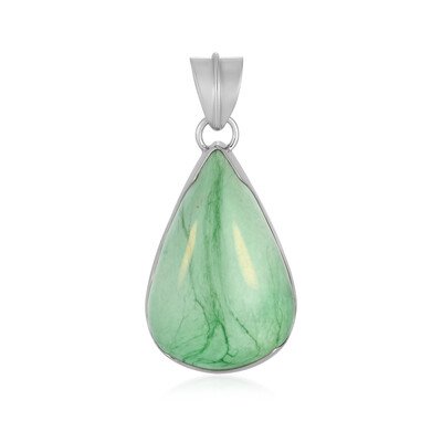 Ciondolo in argento con Variscite (Bali Barong)
