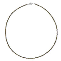 Collana in argento con Ossidiana Dorata