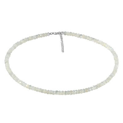 Collana in argento con Pietra di Luna Kangeyam
