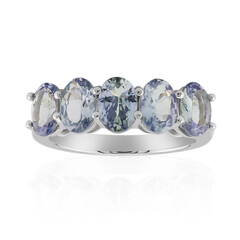 Anello in argento con Tanzanite (non riscaldata) (Pallanova)