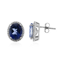 Orecchini in argento con Topazio Blu Royal