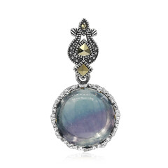 Ciondolo in argento con Fluorite (Annette classic)