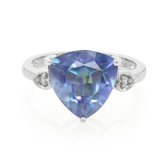Anello in argento con Topazio Blue Paradise