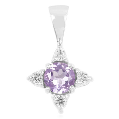 Ciondolo in argento con Ametista Rose de France