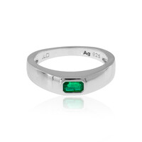 Anello in argento con Smeraldo Colombiano
