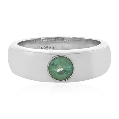 Anello in argento con Smeraldo Etiope