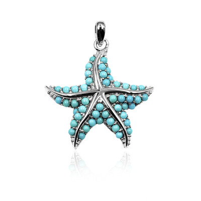 Ciondolo in argento con Turchese Sleeping Beauty