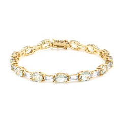 Bracciale in argento con Ametista Verde