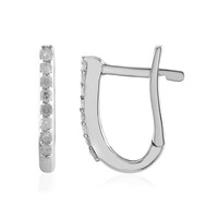 Orecchini in argento con Diamante I2 (I)