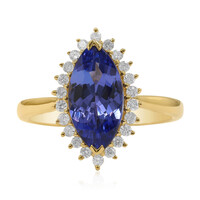 Anello in oro con Tanzanite AAA (CIRARI)