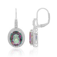 Orecchini in argento con Quarzo Mistico