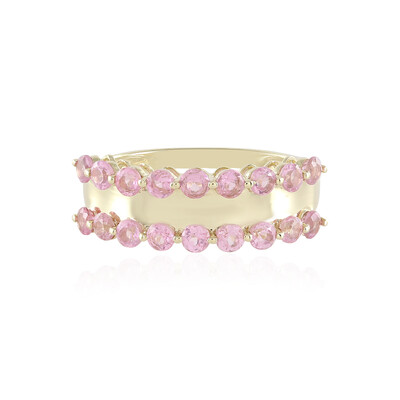 Anello in oro con Spinello Birmano Rosa (de Melo)