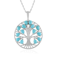 Ciondolo in argento con Turchese Sleeping Beauty