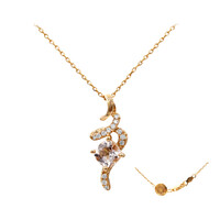 Collana in oro con Morganite AAA (CIRARI)