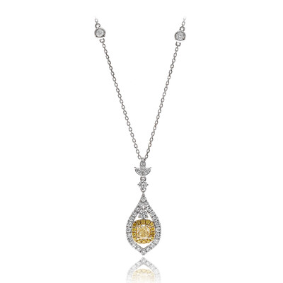 Collana in oro con Diamante Giallo SI2 (CIRARI)