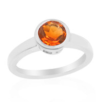 Anello in argento con Citrino Madeira