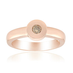 Anello in argento con Diamante Rose de France SI1 di Argyle