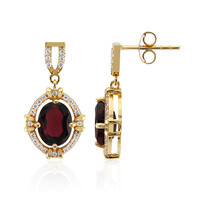Orecchini in argento con Granato d’India