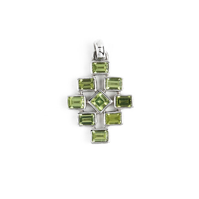 Ciondolo in argento con Peridoto