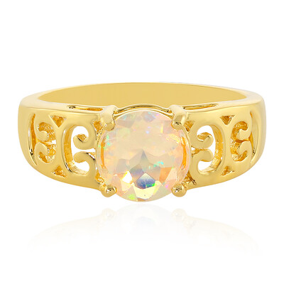 Anello in argento con Opale di Welo