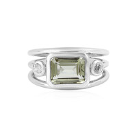 Anello in argento con Quarzo Limone