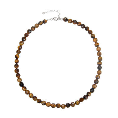 Collana in argento con Occhio di Tigre
