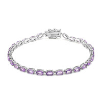 Bracciale in argento con Ametista