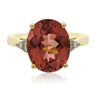 Anello in oro con Tormalina Neon del Congo (CIRARI)