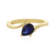 Anello in argento con Zaffiro Blu del Madagascar