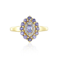 Anello in argento con Tanzanite