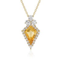 Collana in argento con Citrino