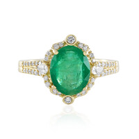 Anello in oro con Smeraldo Brasiliano (AMAYANI)