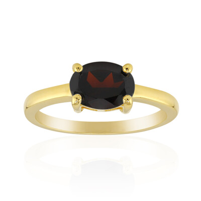 Anello in argento con Granato