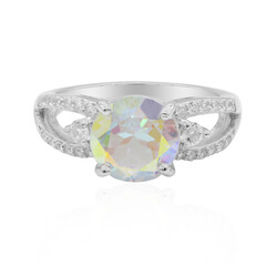 Anello in argento con Topazio Moonlight