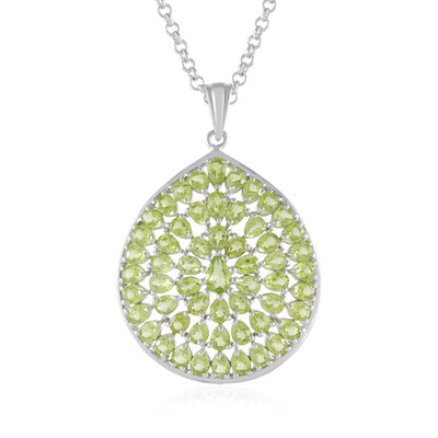 Collana in argento con Peridoto