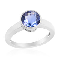Anello in argento con Fluorite Cangiante