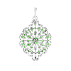 Ciondolo in argento con Tsavorite