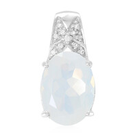 Ciondolo in argento con Quarzo Blue Moon