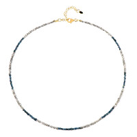 Collana in argento con Diamante Blu