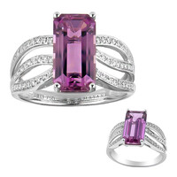 Anello in oro con Diasporo Rosa (AMAYANI)