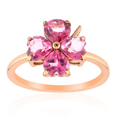 Anello in argento con Topazio Rosa