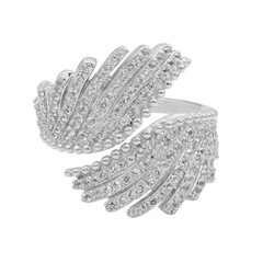 Anello in argento con Topazio Bianco