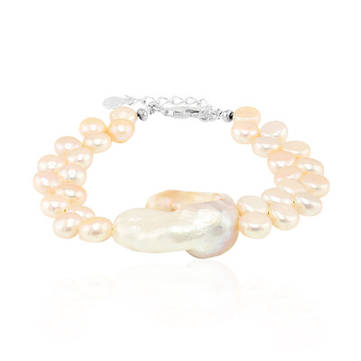 Bracciale in argento con Perla Keshi (TPC)