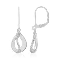 Orecchini in argento con Diamante I1 (G)