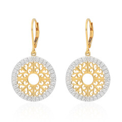 Orecchini in argento con Diamante PK (H)
